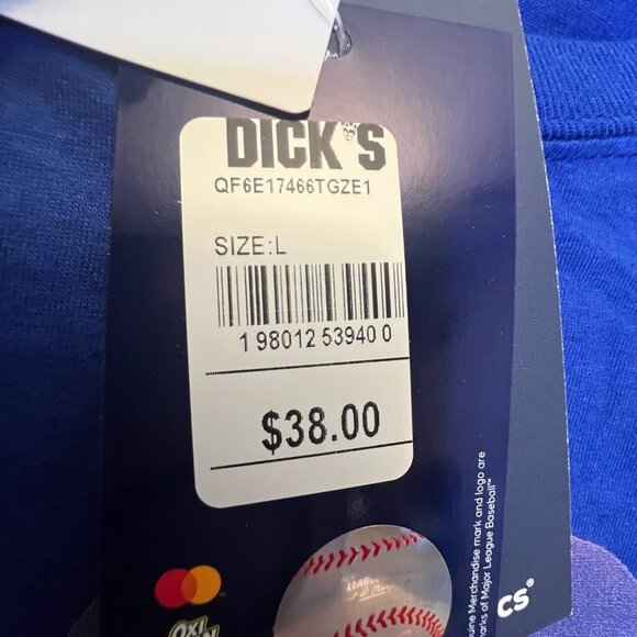 Corey Seager‎ World Series MVP T-Shirt Size L Blue Fanatics - Picture 5 of 8